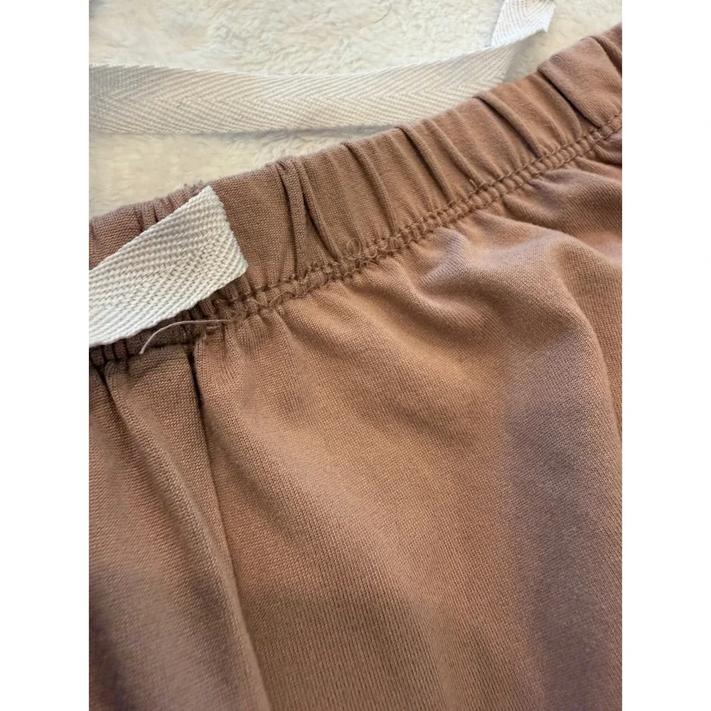Lot of 2 Womens Born‎ Lounge Shorts Pink Tie Dye and Mauve Lettuce Hem Small